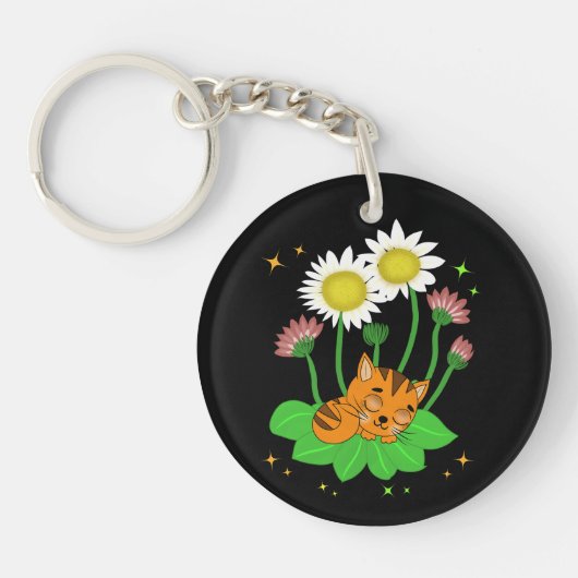Schattigee uitglijder sleutelhanger (Voorkant)