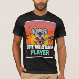 Schattigee Ukulele Speler Koala T-shirt