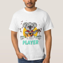 Schattigee Ukulele Speler T-shirt"