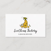 Schattigee unieke huis schoonmaken Huishouding Jan Visitekaartje (Voorkant)