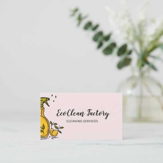 Schattigee unieke huis schoonmaken Huishouding Jan Visitekaartje (Staand voorkant)