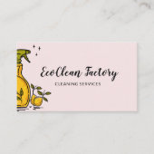 Schattigee unieke huis schoonmaken Huishouding Jan Visitekaartje (Voorkant)