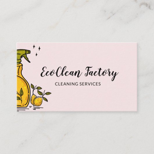 Schattigee unieke huis schoonmaken Huishouding Jan Visitekaartje (Voorkant)