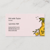 Schattigee unieke huis schoonmaken Huishouding Jan Visitekaartje (Achterkant)