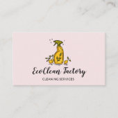 Schattigee unieke huis schoonmaken Huishouding Jan Visitekaartje (Voorkant)