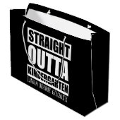 Schattigee unisex Kleuterschool Afstuderen naamdat Groot Cadeauzakje (Achterkant Gekanteld)