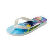 Schattigee unisex oceaan vis Kind Kinder Teenslippers (Schuin)