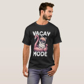 Schattigee Vacay Mode Pomeranian Pom Dog Mom Summe T-shirt (Voorkant volledig)