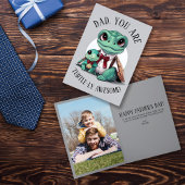 Schattigee vader en Kind Schildpad Vaderdag Kaart 