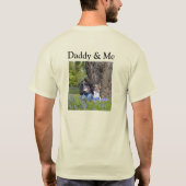 Schattigee vader  Mannen T-shirt (Achterkant)