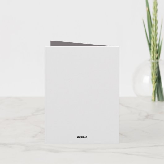 Schattigee vader zoon tekst toevoegen kaart (Achterkant)