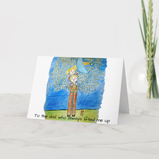 Schattigee Vaderdag-Kaart Kaart (Voorkant)