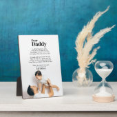 Schattigee Vaderdag Quote van Son Fotoplaat (Zijkant)