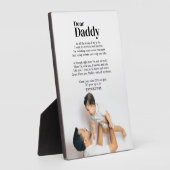 Schattigee Vaderdag Quote van Son Fotoplaat (Zijkant)