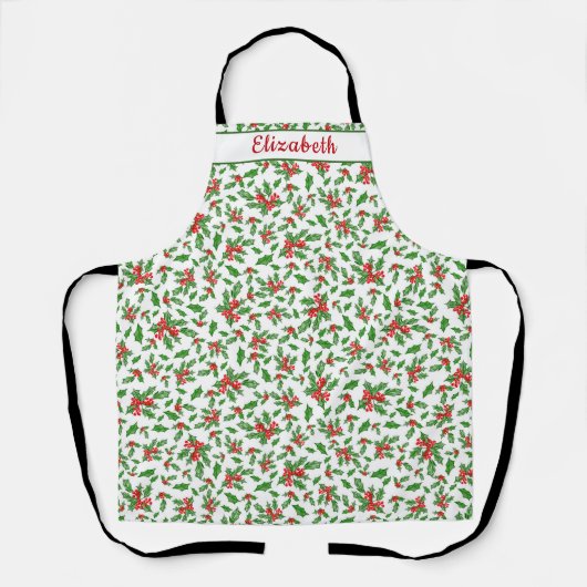 Schattigee Vakantie Bakken Seizoensgebonden Xmas C Schort (Voorkant)