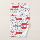 Schattigee vakantie Cat Design Bad Handdoek (Handdoek)