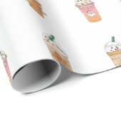 Schattigee vakantie Drinken inpakpapier (Rol Hoek)