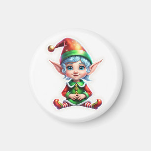 Schattigee vakantie Elf Magneet