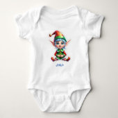 Schattigee vakantie Elf Romper (Voorkant)