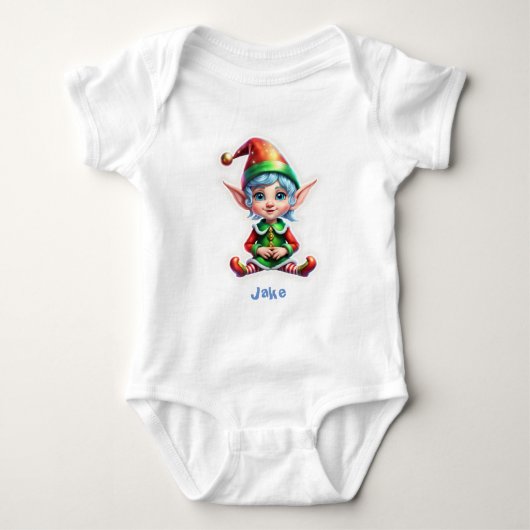 Schattigee vakantie Elf Romper (Voorkant)