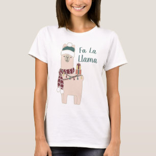 Schattigee vakantie Fa La Llama design T-shirt
