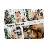 Schattigee vakantie familie collage accent Sierkus Magneet (Horizontaal)