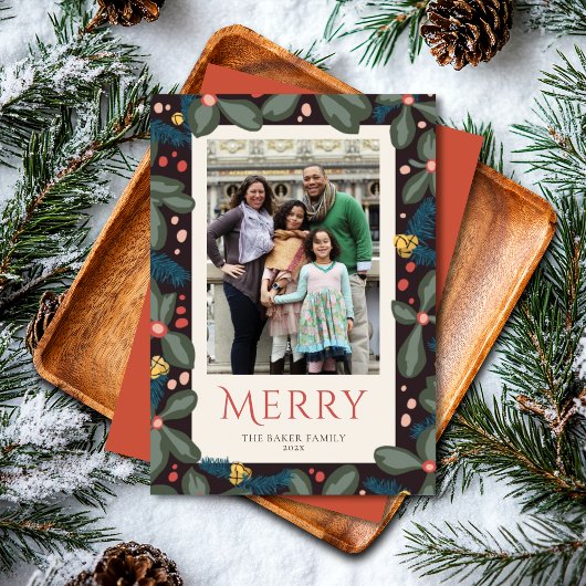 Schattigee vakantie Foto Vrolijk Feestdagenkaart