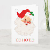 Schattigee vakantie in Santa Ho Ho Kaart (Voorkant)