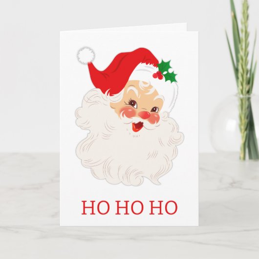 Schattigee vakantie in Santa Ho Ho Kaart (Voorkant)