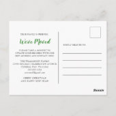 Schattigee vakantie kabouter rode vrachtwagen die  briefkaart (Achterkant)