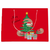 Schattigee vakantie luiaard groot groot cadeauzakje (Voorkant)