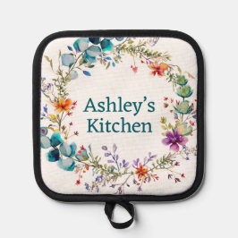 Schattigee vakantie pothouders gepersonaliseerde p pannenlap