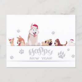 Schattigee vakantiehonden briefkaart