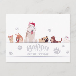 Schattigee vakantiehonden briefkaart