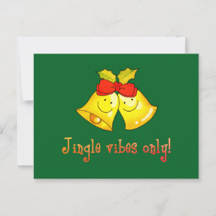 Schattigee vakantieklokken – alleen Jingle Vibes Briefkaart