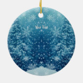 Schattigee vakantieparkiet keramisch ornament (Achterkant)