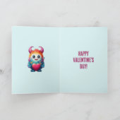 Schattigee Valentijn, gelukkige Valentijnsdag Feestdagen Kaart (Binnen)