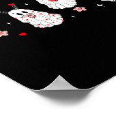 Schattigee Valentijn Ghost Snoep Heart Will You Be Poster (Hoek)