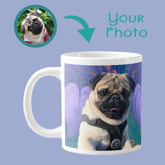 Schattigee Valentijn harten liefde Paarse twee fot Grote Koffiekop