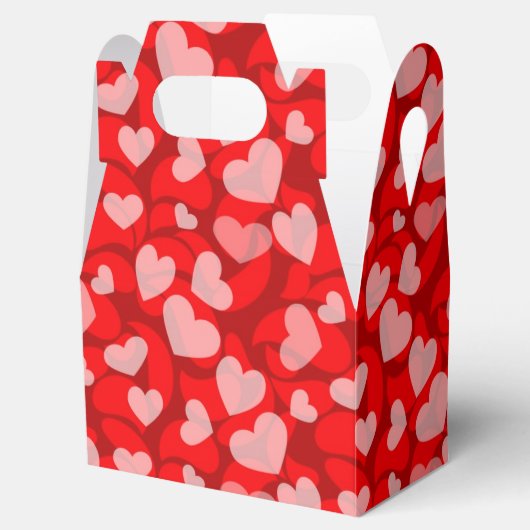 Schattigee Valentijn harten partij Bedankdoosjes (Geopend)