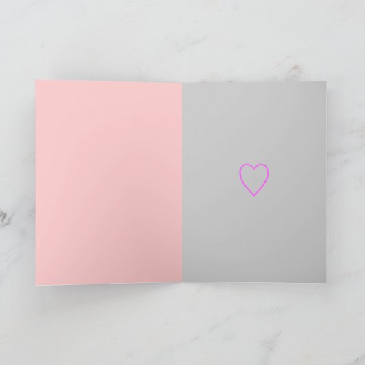 Schattigee valentijn kaart met kat (Binnen)