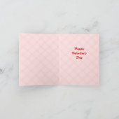 Schattigee Valentijn Kaart voor kinderen (Binnen)