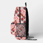 Schattigee Valentijn Katten in Hart Zonnebril Bedrukte Rugzak (Rechts)