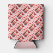 Schattigee Valentijn Katten in Hart Zonnebril Blikjeskoeler (Voorkant)