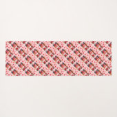 Schattigee Valentijn Katten in Hart Zonnebril Yogamat (Achterkant (horizontaal))