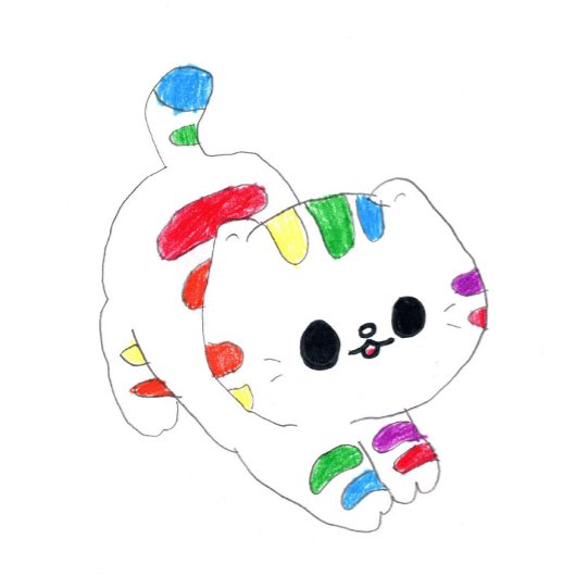 Schattigee Valentijn Katten Kittens Cartoons Set v Sticker