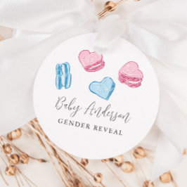Schattigee Valentijn Macarons Harten Geslacht onth Bedankjes Labels