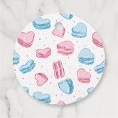 Schattigee Valentijn Macarons Harten Geslacht onth Bedankjes Labels (Achterkant)