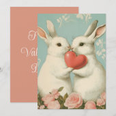 Schattigee  Valentijn's Day Holiday Kaart (Voorkant / Achterkant)