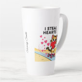 Schattigee Valentijn's Day voor koppels en vriende Latte Mok (Rechterhoek)